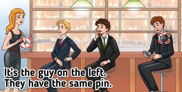 Galet pussel för kloka män: vi måste hjälpa en gift kvinna att hitta sin man