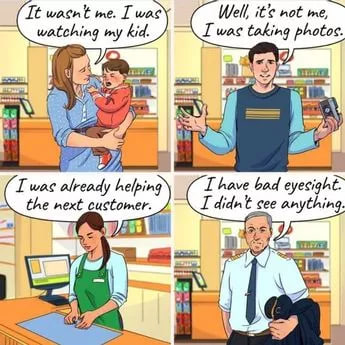 Den svårfångade tjuven: bara en briljant detektiv kan hitta den som stal plånboken på bilden