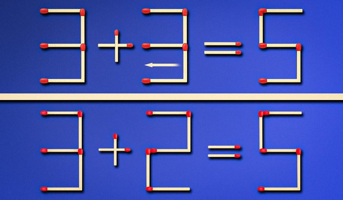 Du måste vända på en tändsticka för att rätta till ett misstag: snabbt IQ-test